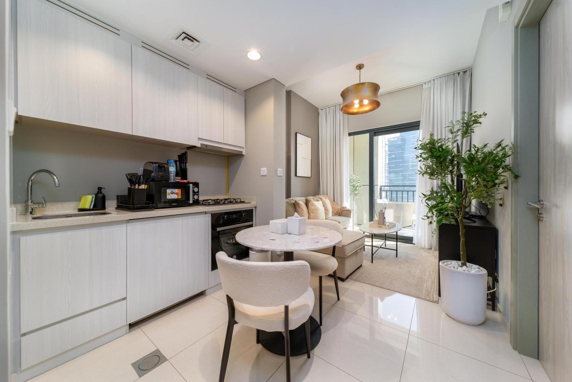 Appartement Stylish 1-bed Retreat In Zada Tower Business Bay Dubai